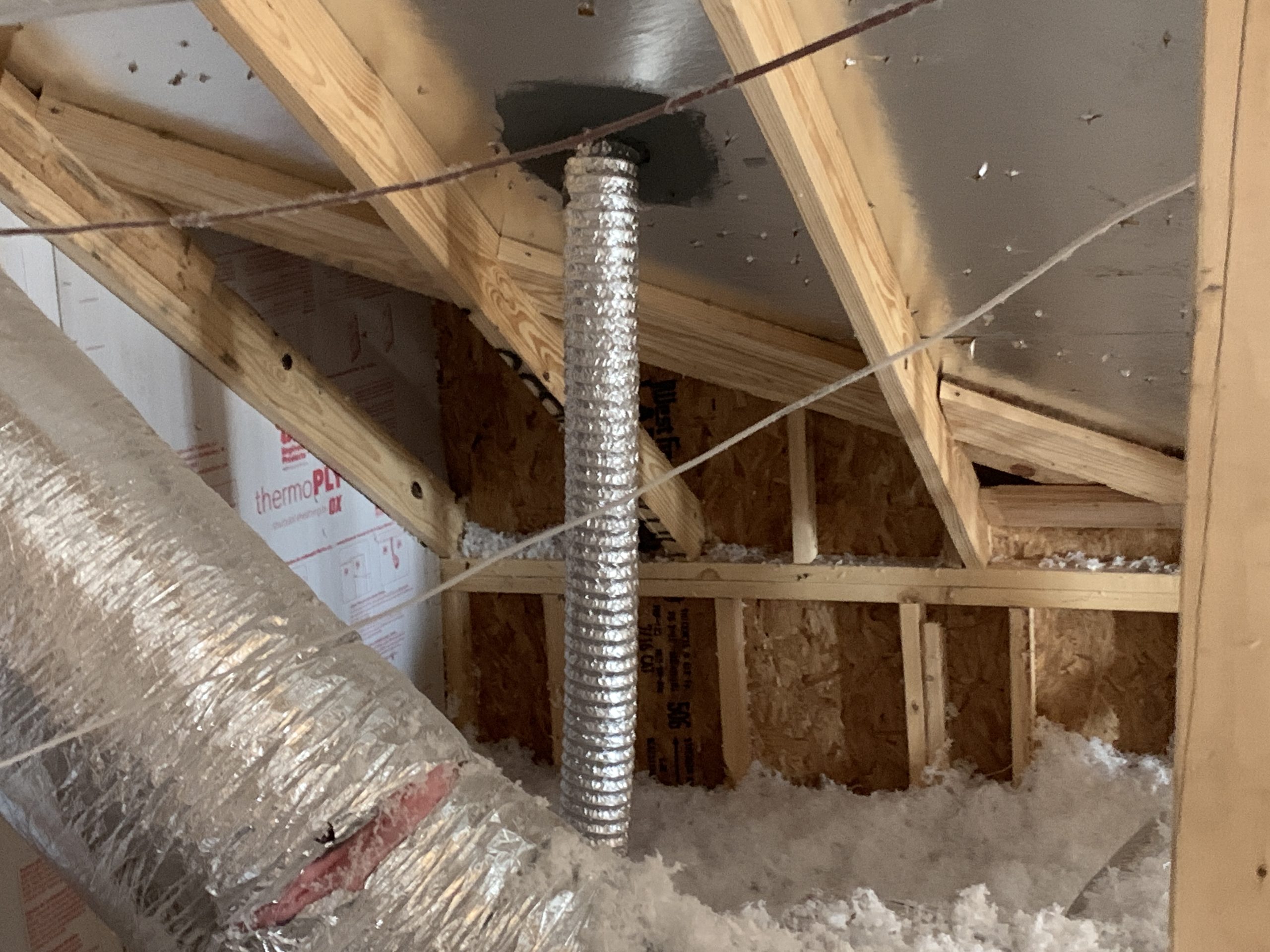 Attic with vent